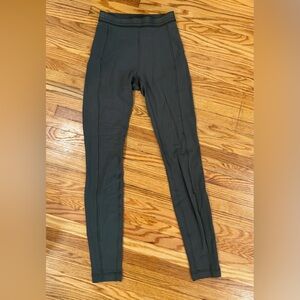 Lululemon Athletica Dark Green High-Rise Tight Leggings